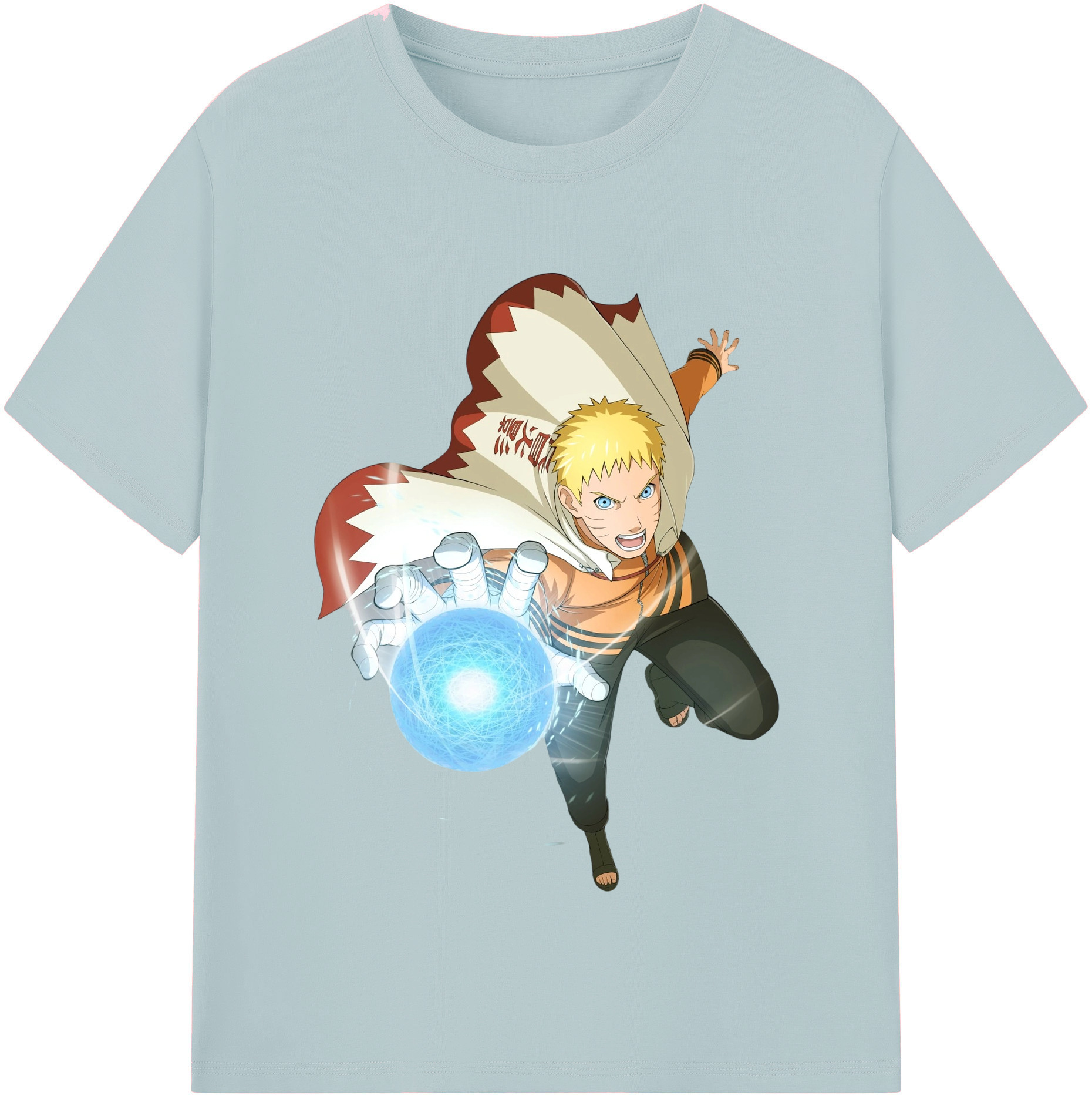 （画像用） NARUTO -ナルト- うずまき ナルト Uzumaki Naruto 綿100％半袖Tシャツ（フロントプリント）